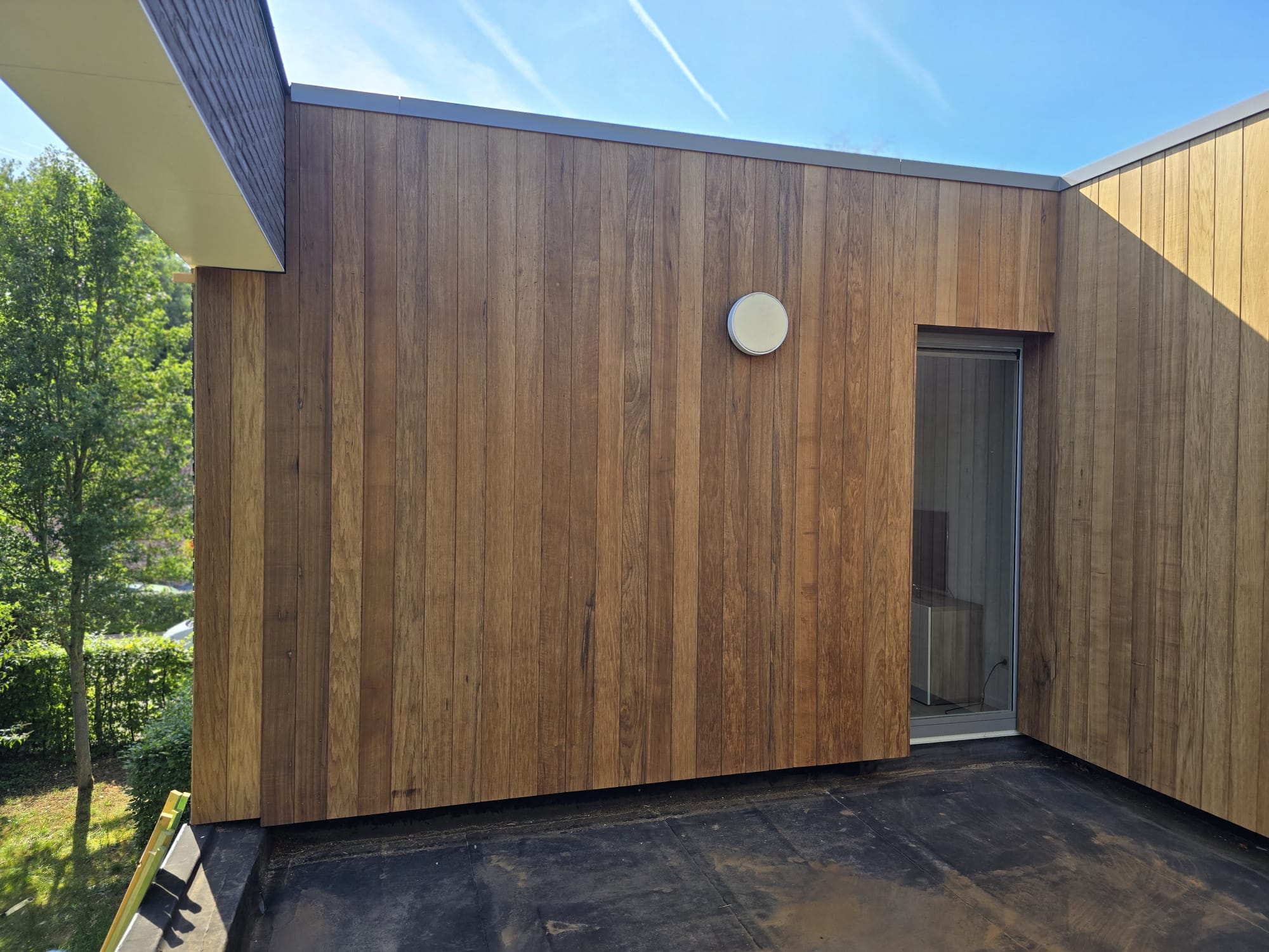 Houten gevelbekleding